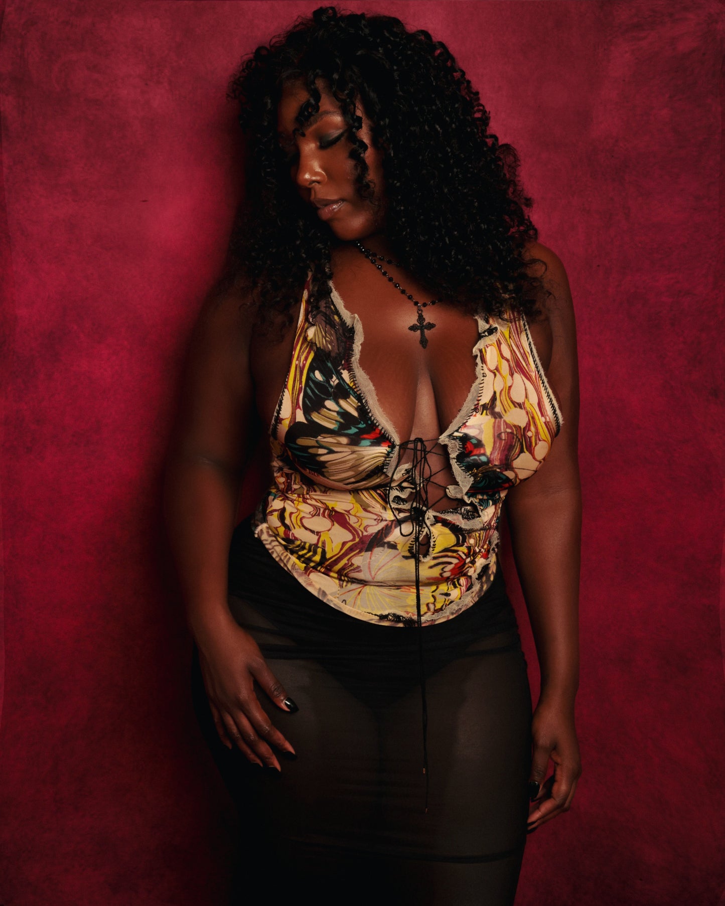 Jean Paul Gaultier Sleeveless Butterfly Top