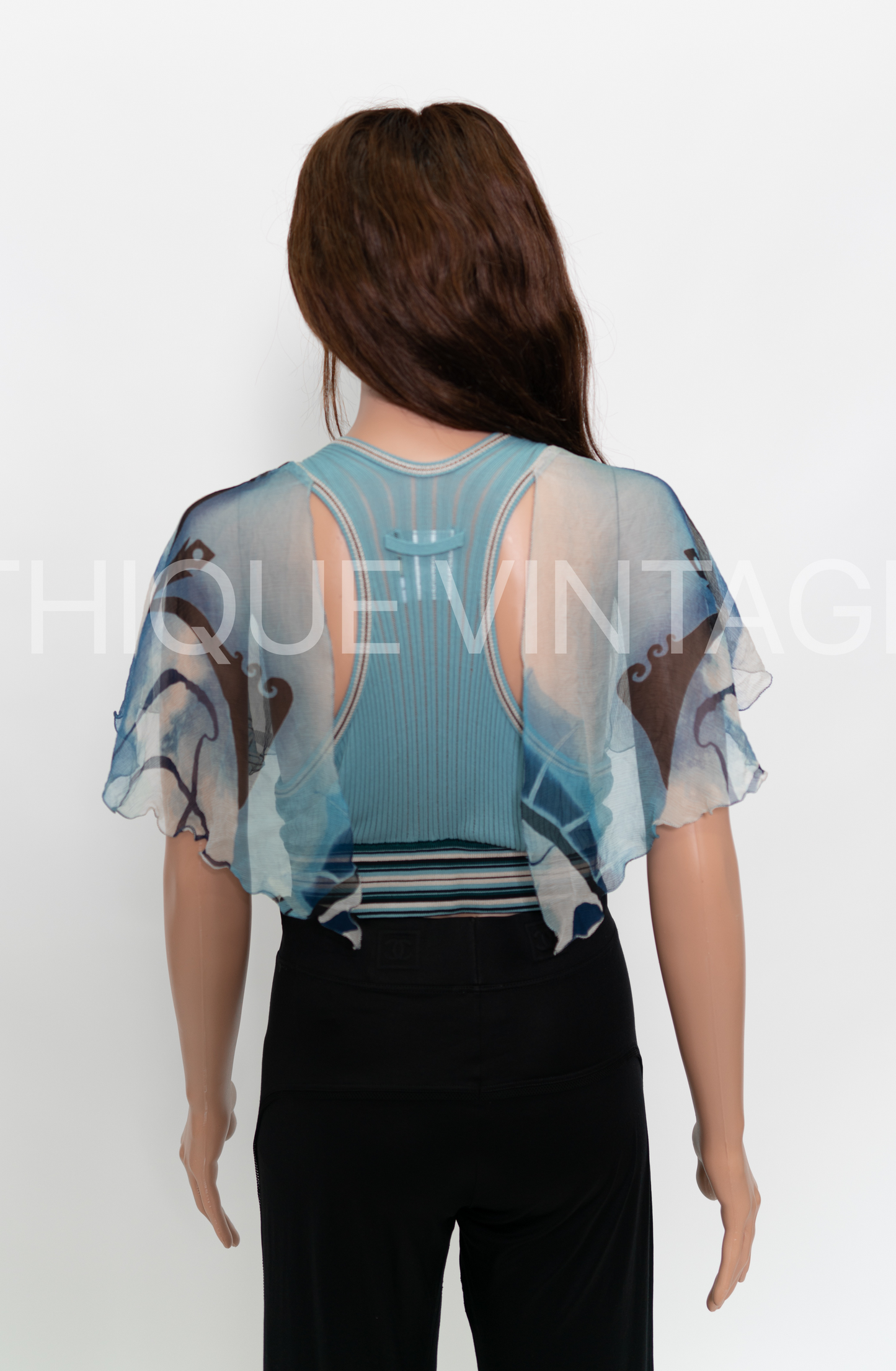 Jean Paul Gaultier Butterfly Wrap Top