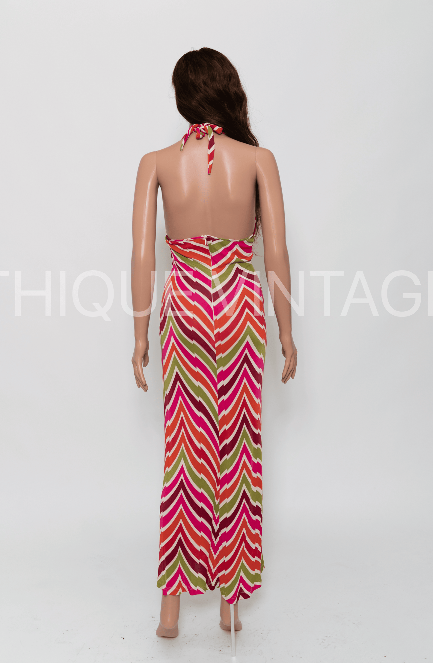 Max&Co Halter Multicolor Dress