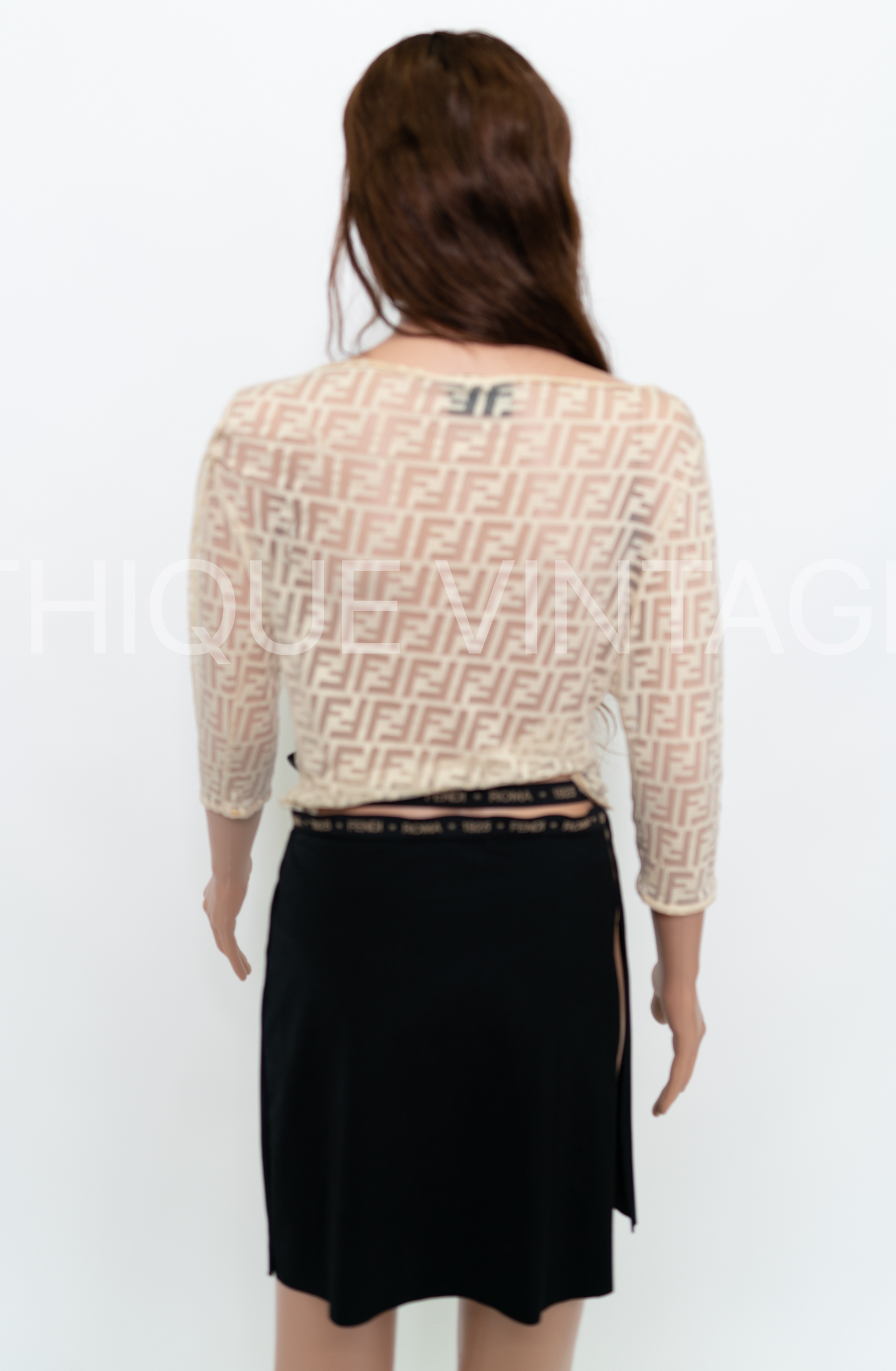 Fendi Biege Monogram Top