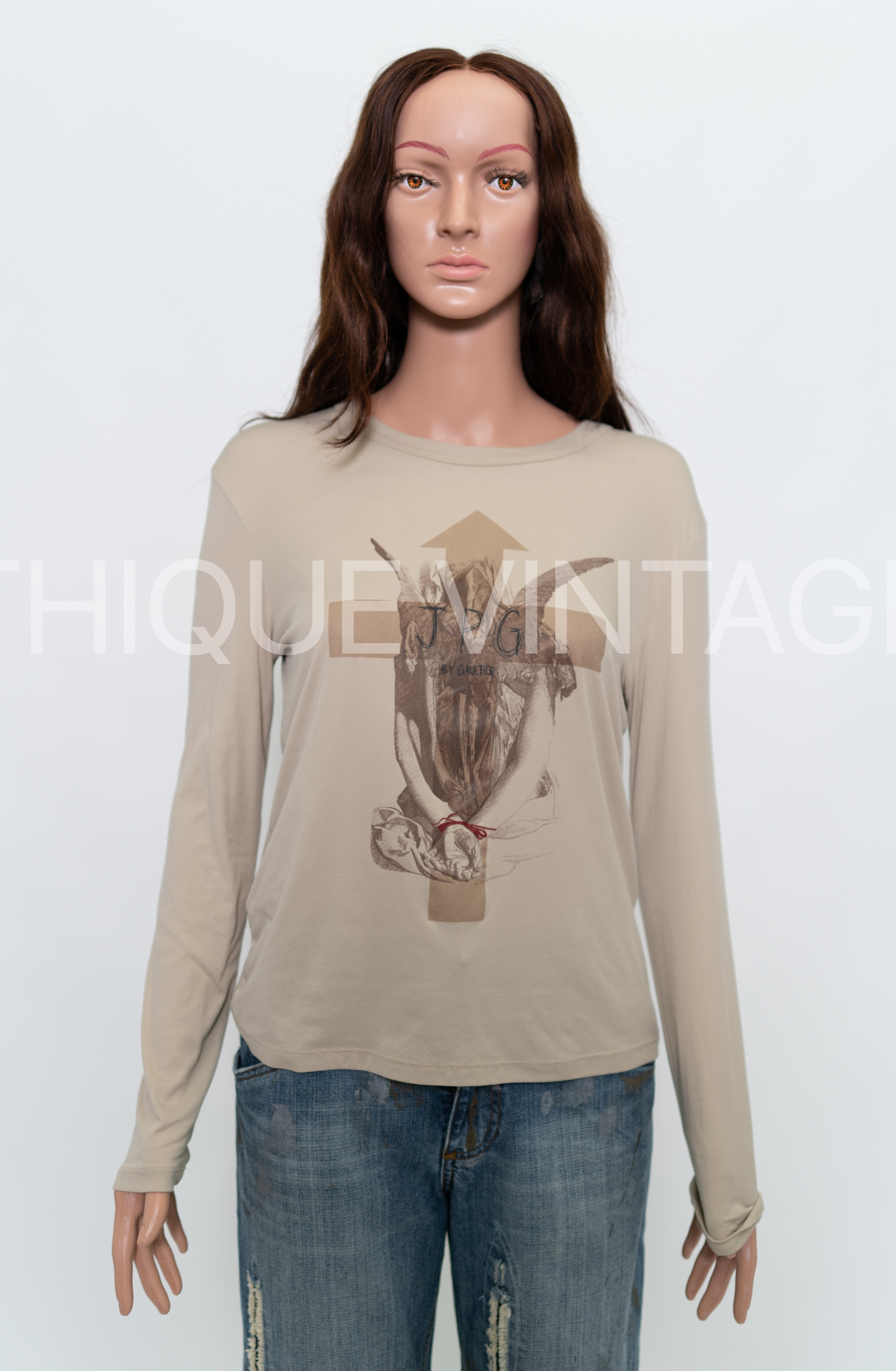 Jean Paul Gaultier Beige Tee