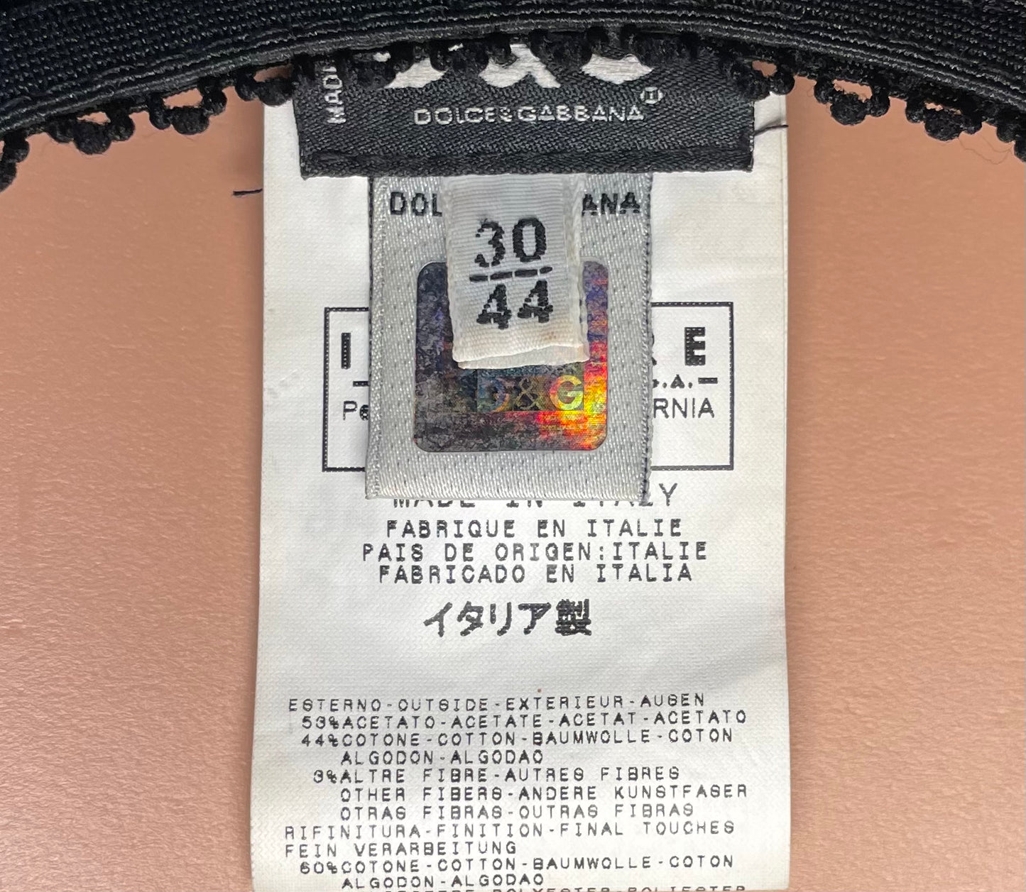 Dolce & Gabbana Y2K Vintage Bondage Corset Bustier Top